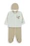 Hello Little One Bodysuit Sets - Brown - 2