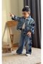 Star-Embellished Badi Jacket and Denim Pants Triple Set - 4