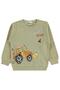 Scoop Printed 2-5 Years Old Sweatshirt Km - Khaki