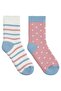 Heart Towel 2-Piece Set for Girls Aged 2-12, Sock Socks