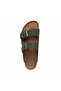 Mc205 Green Genuine Suede Leather Double Buckle Unisex Orthopedic Cork Sole Slippers - 4