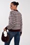 Women's Patterned Crew Neck Knitwear Knitted Sweater 265229 - - 5
