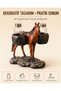 Horse Figured Double Glass Container Salt and Pepper Shaker Set Decorative Spice Container Kitchen and Tableware Accessory - 9