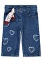 Heart Appliqued 6-18 Months Pants Jeans - Blue