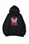 Unisex Soft Textured Nobility Printed Design Oversize 3 Thread Hoodie Sweatshirt