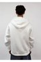 Cr .Embroidered Oversize Zipp Hoodie - 3
