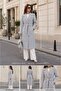 Long Cashmere Coat with Belt, Lined, Stylish Premium Winter Coat - 4