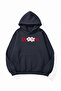 Unisex Soft Textured Bloom Printed Design Oversize 3 Thread Hoodie Sweatshirt