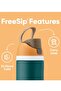 FreeSip Insulated Stainless Steel Water Bottle with Straw, BPA-Free Sports Water Bottle, Great for Travel, 24 Oz, Boneyard - 4