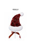 Christmas Ornament Hat Pique Red 40 cm - 2
