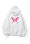 Unisex Soft Textured Aura Printed Design Oversize 3 Thread Hoodie Sweatshirt