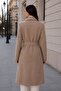 Long Cashmere Coat with Belt, Lined, Stylish Premium Winter Coat - 5