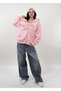 Cr .Embroidered Oversize Zipp Hoodie - 6