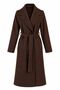 Long Cashmere Coat with Belt, Lined, Stylish Premium Winter Coat - 2