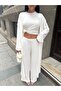 Women's Crop Three-Piece Set - 6