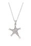 Women's Zircon Stone Asymmetric Star Necklace Stylish Daily Design Gift Necklace