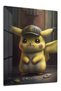 Detective Pikachu Anime Metal Wall Art