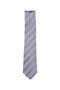 Light Gray Striped Lilac Tie – 8 cm Wide - 6