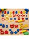 26-piece plastic play dough mold set