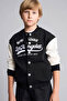 College Collar Bomber Black Boy's Cardigan H9891A8/Bk81 - 4