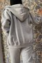 Copy - Copy - Unisex 3 Thread Raised Zippered Oversize Sweatshirt - 3