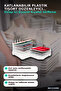Foldable Plastic T-Shirt Organizer - 1 Piece, In-Cabinet Organizer Bx-313490