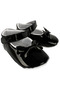 Baby Girl Black Bowknot Patent Leather Ballerina Shoes