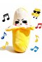 Yellow Touch-Sensing Musical Banana Plush Toy - Interactive Fruit Rhythm Piano Stuffed Toy for Kids