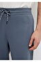 Normal Fit, Slim Straight, Elasticated Hem Basic Men's Sweatpants. - 4