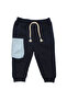 Baby Boy Blue Navy Inflatable Vest Traveler Embroidered 3-Piece Set - 2