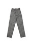 Boys' Gray Elastic Waist Seamless Narrow-Leg Fabric School Trousers