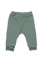 Baby Boy Smoked Green Inflatable Vest with Letter Print and Badge 3-Piece Set - 2