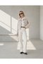 Women's Stone Polo Collar Short Faux Fur Coat - 2
