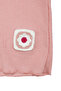 Girl's Salmon Sleeves Ruffled Floral Embroidered Wrinkled 2-Piece Set - 5