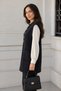 Women's Long Stone Buttoned Pocketed Vest - 2