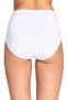 Tutku-4 Pieces Women's High Waist Bato Thick Rubber Panties White - 6
