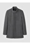 Esvab • Modern & Distinctive Large Size Regular Fit Stand Collar Men's Cashmere Coat - 5
