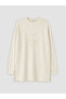Embroidered Soft Touch Women's Sweatshirt Tunic - 5