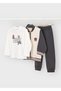 Black Boy's Tracksuit Set and Bomber Jacket 4807 - 4