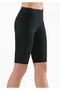 Tutku-Women's Black Plain Combed Cotton Short Tights New Season (11 Pieces Economic Package)