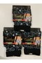 Tutku-Women's Black Pack Cotton Ribbed Bato Panties 6-Pack
