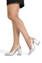 Pointed Toe, Open Back, Large Buckle, 9cm Covered Heel, New Season - 3
