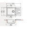 TIP TOE D100B SİYAH 86*50 GRANİT EVİYE - 2