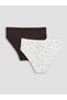 Lcw Dream Brown Floral Hipster Panties 2-Pack