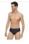 Tutku-Men's Black Belted Elastane Slips Mixed Colors Pack of 6