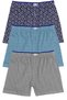Tutku-6 Pack Men's Combed Cotton Boxer Buttoned Towel Waist Boxer Cotton