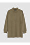 Mock Neck Soft Touch Women's Sweatshirt Tunic