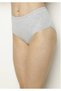 Tutku-Women's 10-Pack Gray Cotton Lycra High Waist Bato Panties New Season - 2