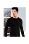 Men's Black Thermal Undershirt