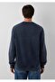 Logo Printed Distressed Fabric Regular Fit Men's Sweatshirt. - 3